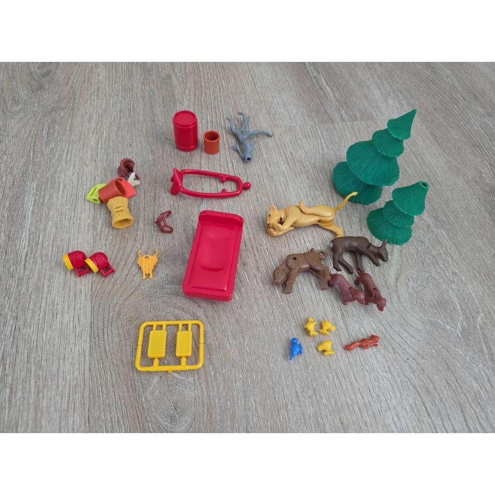 Vintage Playmobil Accessories Animials Trees